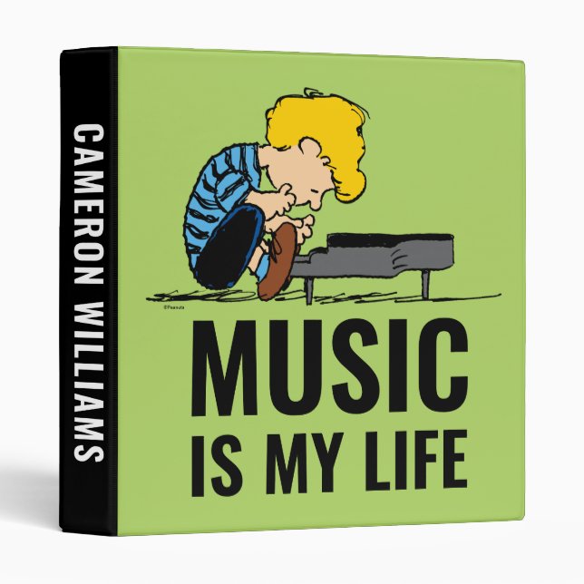 Peanuts | Schroeder Binder (Front/Spine)