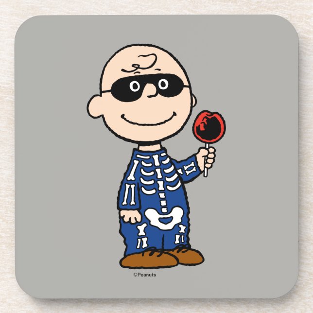 Peanuts | Skeleton Charlie Brown Coaster (Front)