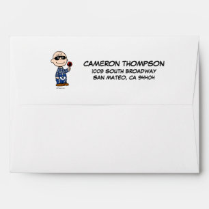 Peanuts   Skeleton Charlie Brown Envelope