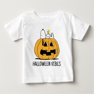 Peanuts   Snoopy and Woodstock Jack-O-Lantern Baby T-Shirt