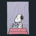 Peanuts | Snoopy at the Typewriter Kitchen Towel<br><div class="desc">Check out this awesome Peanuts design featuring Snoopy.</div>