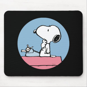 Peanuts   Snoopy at the Typewriter Mouse Pad