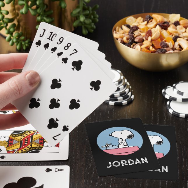 Peanuts | Snoopy at the Typewriter Playing Cards (In Situ)