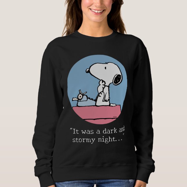 Peanuts | Snoopy at the Typewriter Sweatshirt (Front)