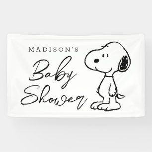 Peanuts Snoopy Baby Shower Banner