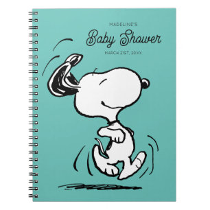 Peanuts   Snoopy Baby Shower Guest & Gift List Notebook