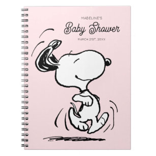 Peanuts   Snoopy Baby Shower Guest & Gift List Notebook