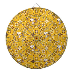 Peanuts   Snoopy Bandana Cowboy Dartboard