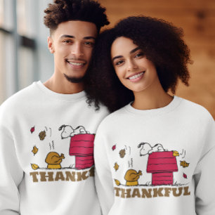 Peanuts Snoopy Be Thankful Sweatshirt
