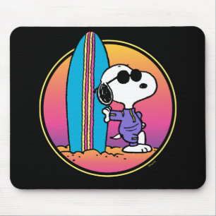 Peanuts   Snoopy Beach Beagle Mouse Pad