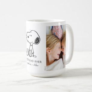 PEANUTS   Snoopy - Best Dad Ever Photo Coffee Mug