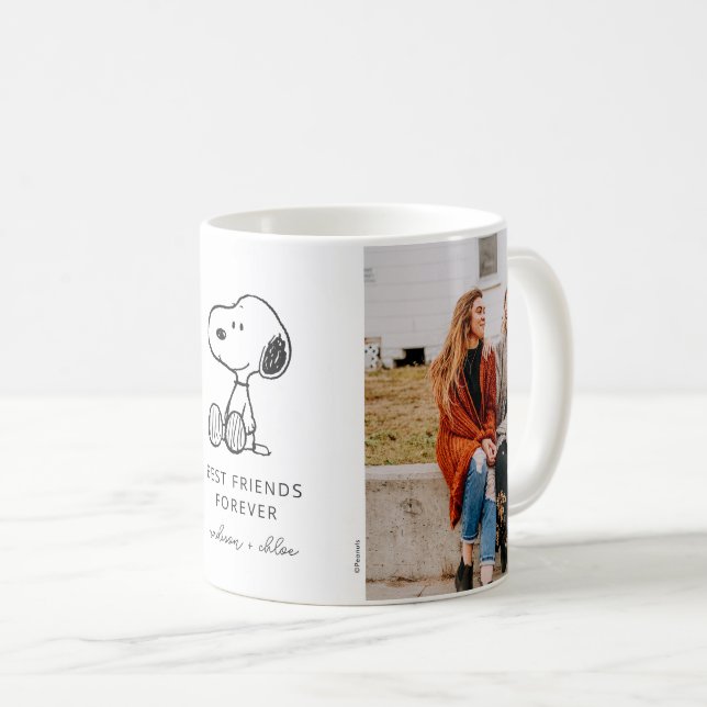 PEANUTS | Snoopy - Best Friends Ever - Photo Coffee Mug (Front Right)