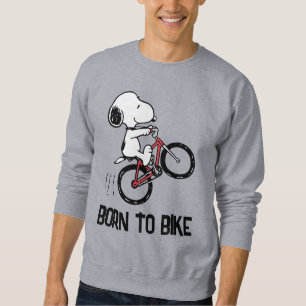 Peanuts   Snoopy Bicycle Wheelie Sweatshirt