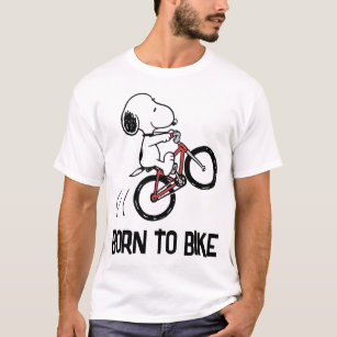 Peanuts   Snoopy Bicycle Wheelie T-Shirt
