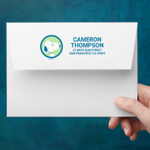 Peanuts Snoopy Blue Deco Dreams Envelope