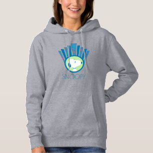 Peanuts Snoopy Blue Deco Dreams Hoodie