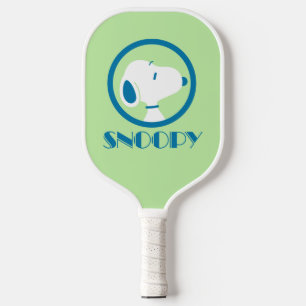 Peanuts   Snoopy Blue Deco Dreams Pickleball Paddle