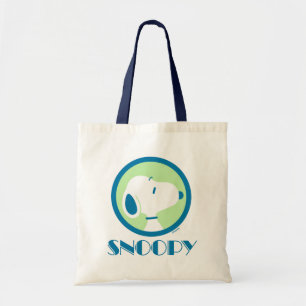 Peanuts   Snoopy Blue Deco Dreams Tote Bag