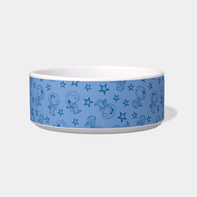 Peanuts | Snoopy Blue Space Astronaut Pattern Bowl (Front)