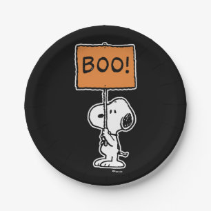 Peanuts   Snoopy Boo! Paper Plate