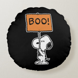 Peanuts   Snoopy Boo! Round Pillow