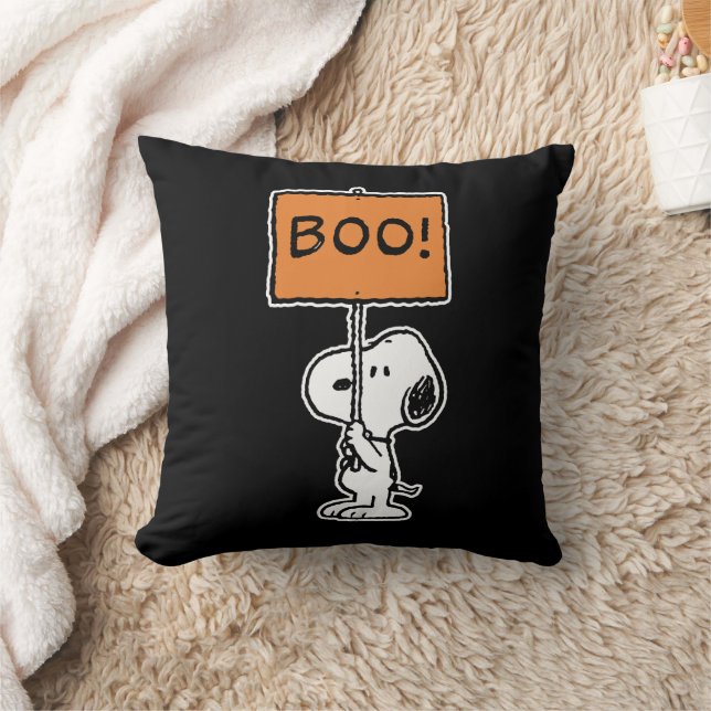 Peanuts | Snoopy Boo! Throw Pillow (Blanket)
