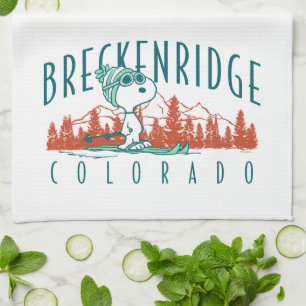 Peanuts   Snoopy Breckenridge Colorado Kitchen Towel