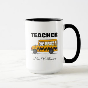 Peanuts   Snoopy Bus Driver Teacher Mug