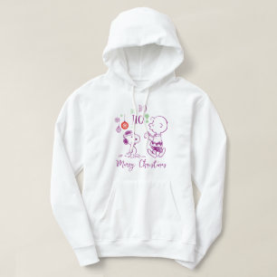 Peanuts   Snoopy & Charlie Brown Ho Ho Ho Hoodie