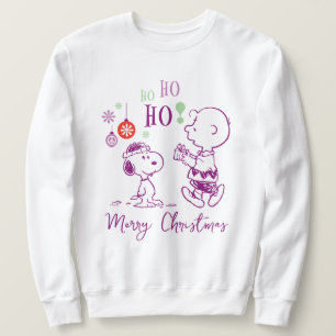 Peanuts   Snoopy & Charlie Brown Ho Ho Ho Sweatshirt