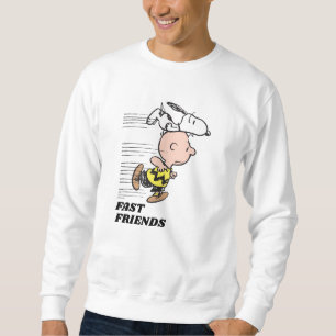 Peanuts Snoopy & Charlie Brown Run Sweatshirt