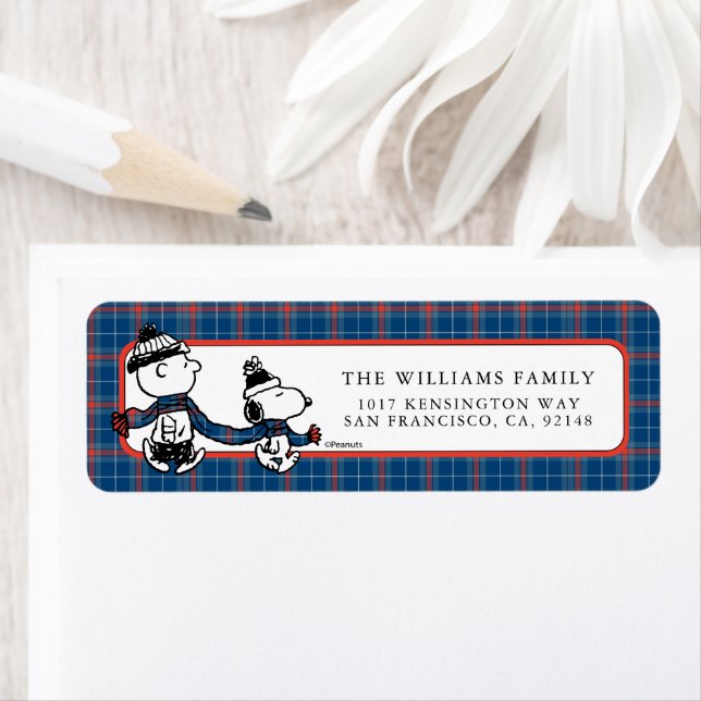 Peanuts | Snoopy & Charlie Brown Winter Scarf (Insitu)