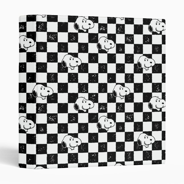 Peanuts | Snoopy Chequered Flag Binder (Front/Spine)