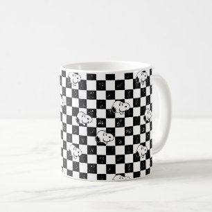 Peanuts Snoopy Chequered Flag Coffee Mug