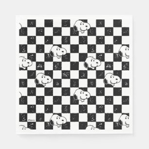 Peanuts   Snoopy Chequered Flag Napkin