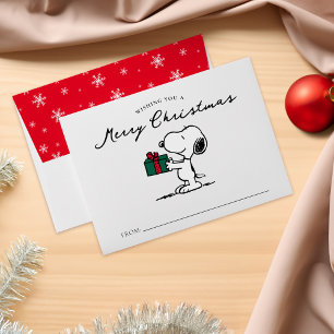 Peanuts   Snoopy Christmas Gift Giver Gift Envelope