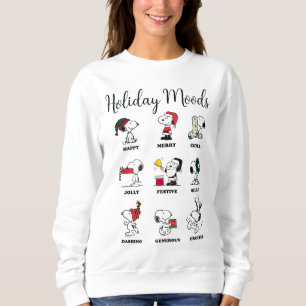 Peanuts   Snoopy Christmas Holiday Moods Sweatshirt