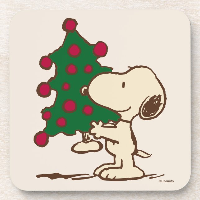 Peanuts | Snoopy Christmas Tree Coaster (Front)