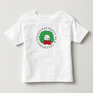 Peanuts   Snoopy Christmas Wreath Toddler T-shirt