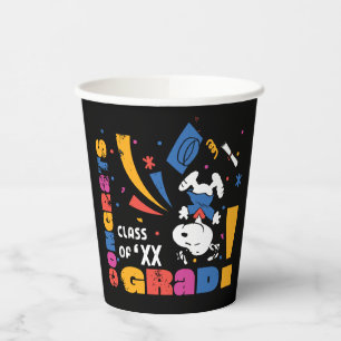 Peanuts Snoopy Congrats Grad Graduation Confetti Paper Cups
