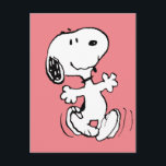Peanuts | Snoopy Dance Postcard<br><div class="desc">Check out this fun Peanuts design featuring Snoopy.</div>