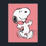 Peanuts | Snoopy Dance Postcard<br><div class="desc">Check out this fun Peanuts design featuring Snoopy.</div>