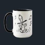 Peanuts | Snoopy Dancing Mug<br><div class="desc">Snoopy is the loveable pet beagle of Charlie Brown in the comic strip Peanuts by Charles M. Schulz. Check out this cute Peanuts design featuring Snoopy dancing.</div>