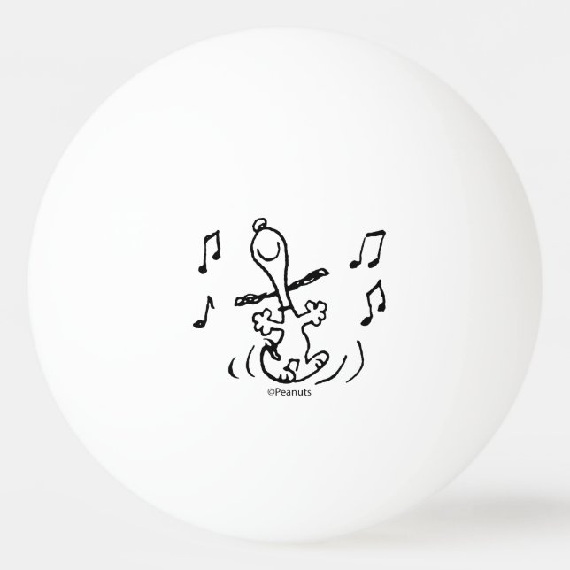 Peanuts | Snoopy Dancing Ping Pong Ball (Front)