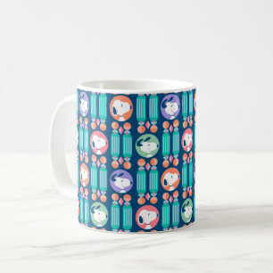Peanuts Snoopy Dark Blue Deco Dreams Pattern Coffee Mug