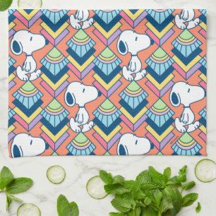 Peanuts   Snoopy Deco Dreams Pattern Kitchen Towel