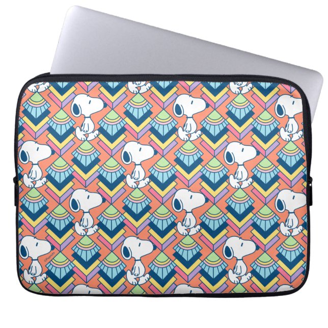 Peanuts | Snoopy Deco Dreams Pattern Laptop Sleeve (Front)