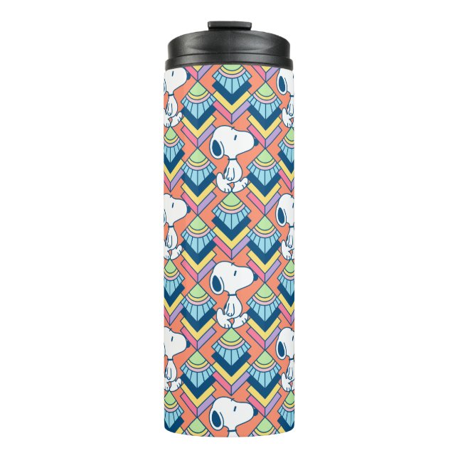 Peanuts | Snoopy Deco Dreams Pattern Thermal Tumbler (Front)