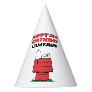 Peanuts Snoopy Dog House Birthday Party Hat