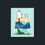 Peanuts | Snoopy Dog House Go Wild Canvas Print<br><div class="desc">Check out this super cute outdoor themed Peanuts design featuring Snoopy.</div>